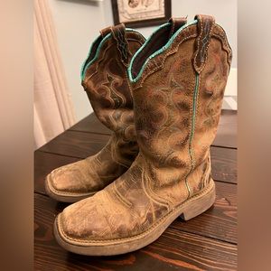 Justin Square Toed Boots